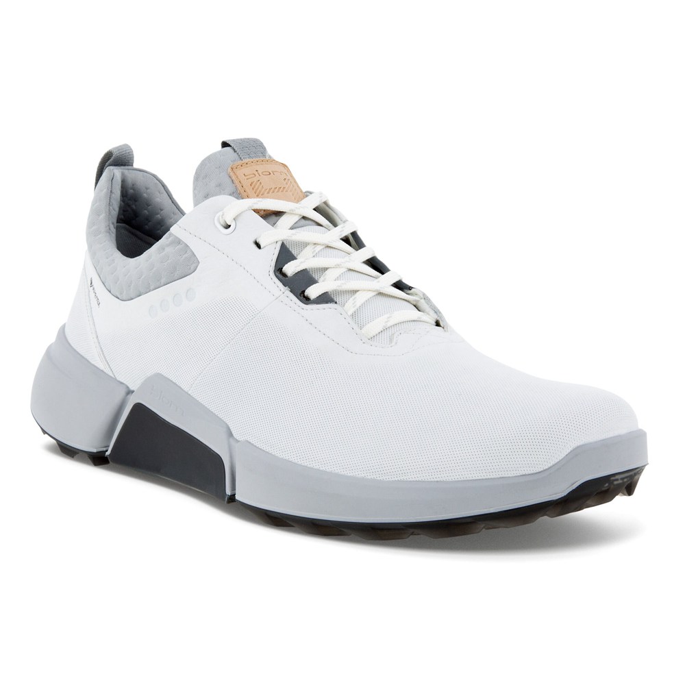 Zapatos De Golf Hombre - ECCO Biom H4 - Blancos - LIS176029